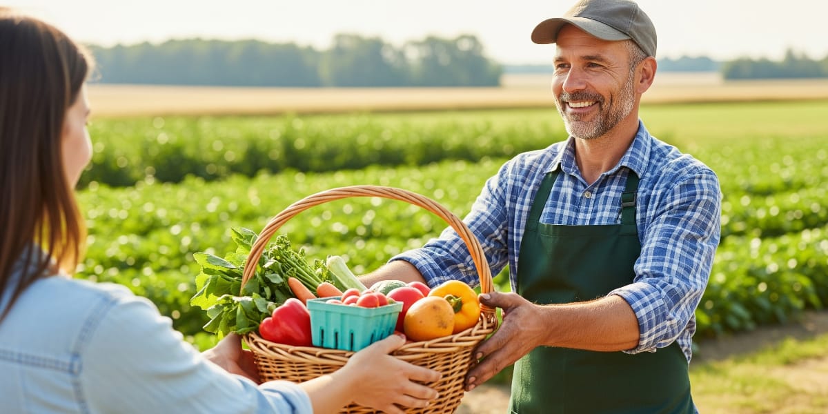 Organic Vegetable and Fruits Directly from Farmers to Customer
